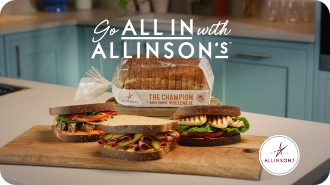 Allinson’s new TV campaign encourages consumers to ‘go all in’ with brand’s signature wholemeal loaf