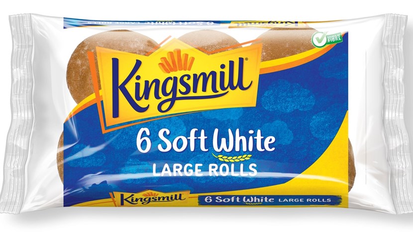 Kingsmill White Rolls: new recipe keeps same great taste, but now provides source of fibre