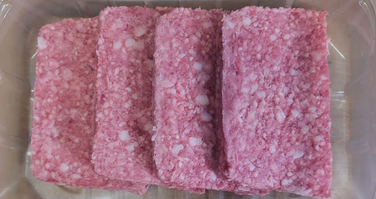 Scottish Lorne or Squared Slice Sausage traditional Scottish produce from traditional butchers shops