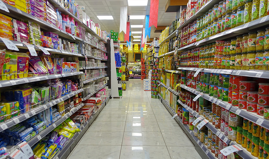 supermarket aisle