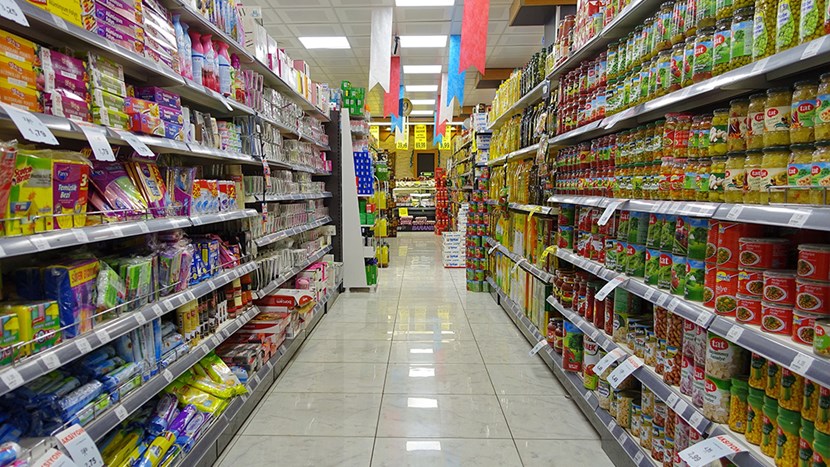 supermarket aisle