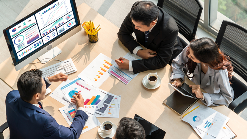 Business data dashboard analysis SI Q1 2023