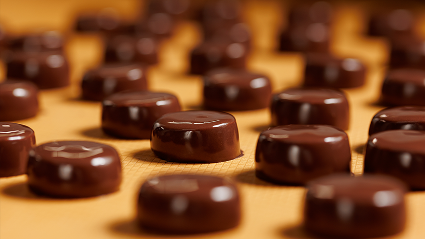 chocolate factory conveyor