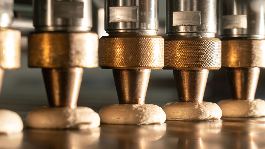 Dough-filling machine