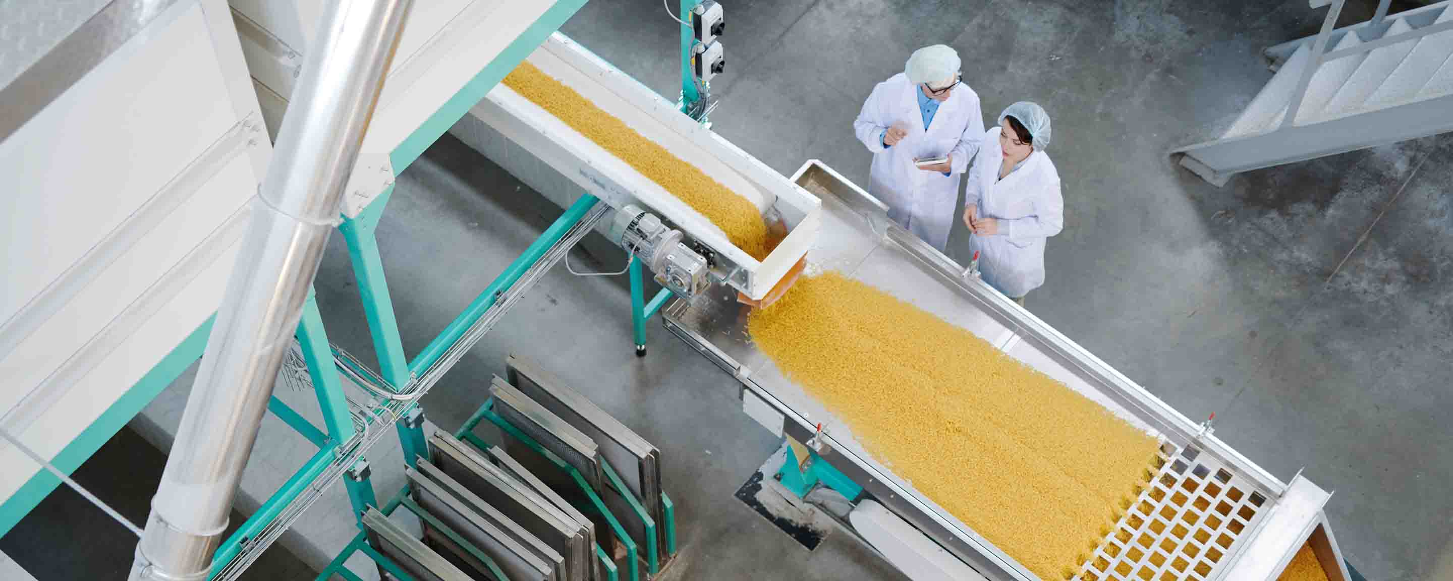 food production quality inspection in factory