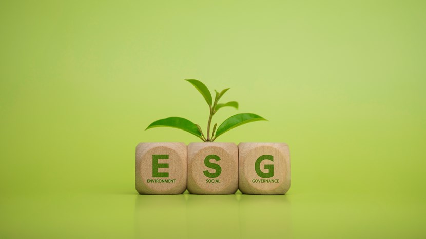 ESG concept image communicating Sustainable Business with Ecological Approach