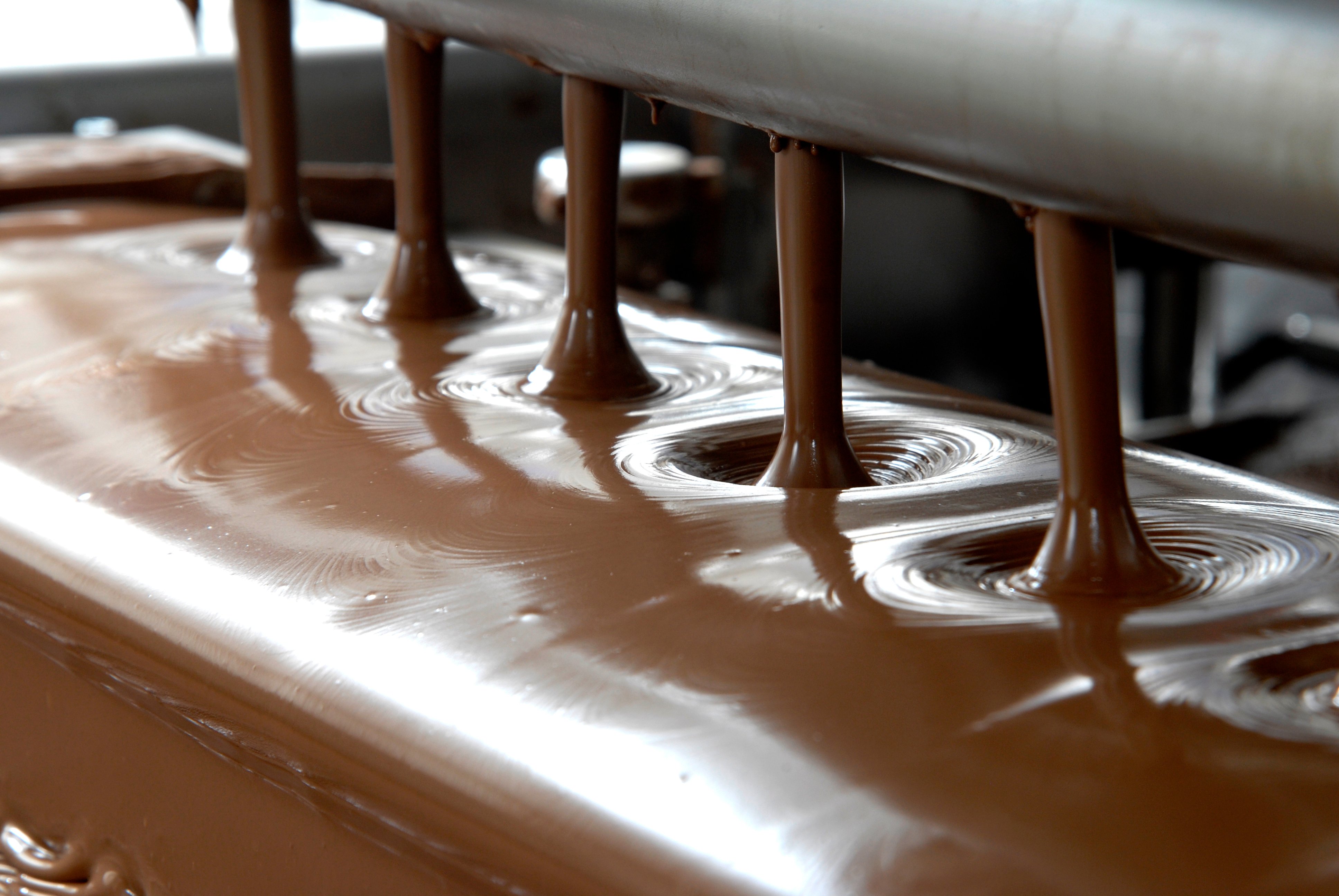 chocolate factory production line
